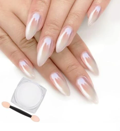 PASQYRE ,FRENCH ,OMBRE - MIRROR EFFECT, FRENCH, OMBRE