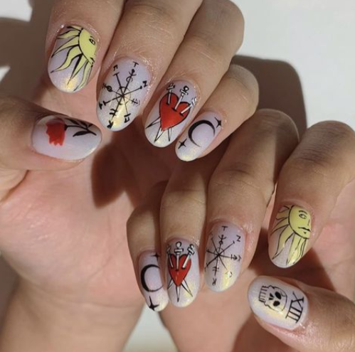DIZENJO ARTISTIKE ME DUAR MBI THONJTE TUAJ- ART HANDMADE DESINGING YOUR NAILS
