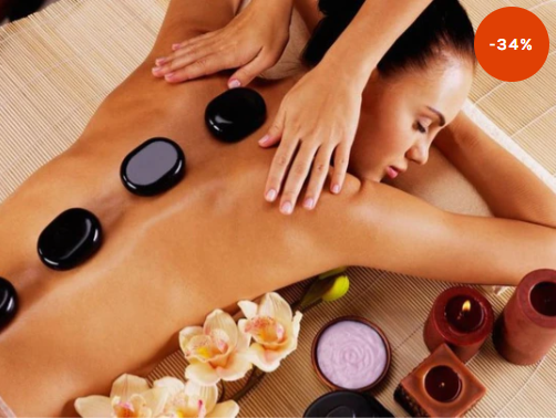 MASAZH ME GURE TE NGROHTE -HOT STONE MASSAGE