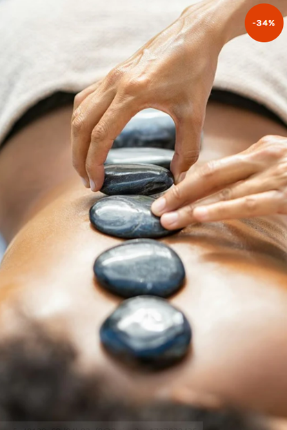 MASAZH ME GURE TE NGROHTE -HOT STONE MASSAGE